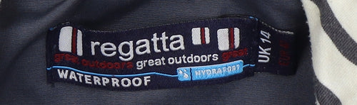 Regatta Women's Blue Waterproof Jacket Size 14