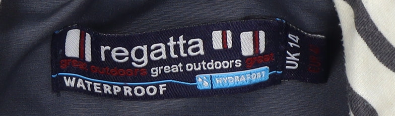 Regatta Women's Blue Waterproof Jacket Size 14