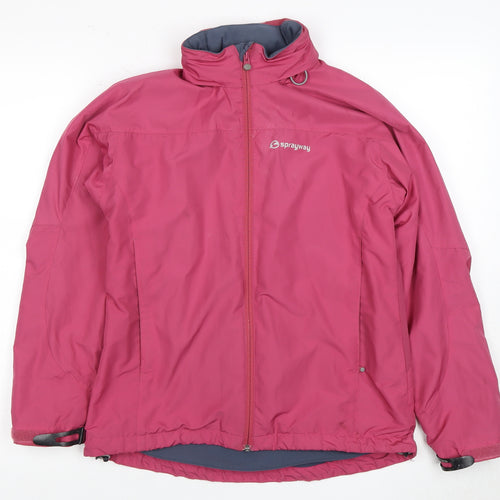 Sprayway Women's Pink Windbreaker Jacket Size Small