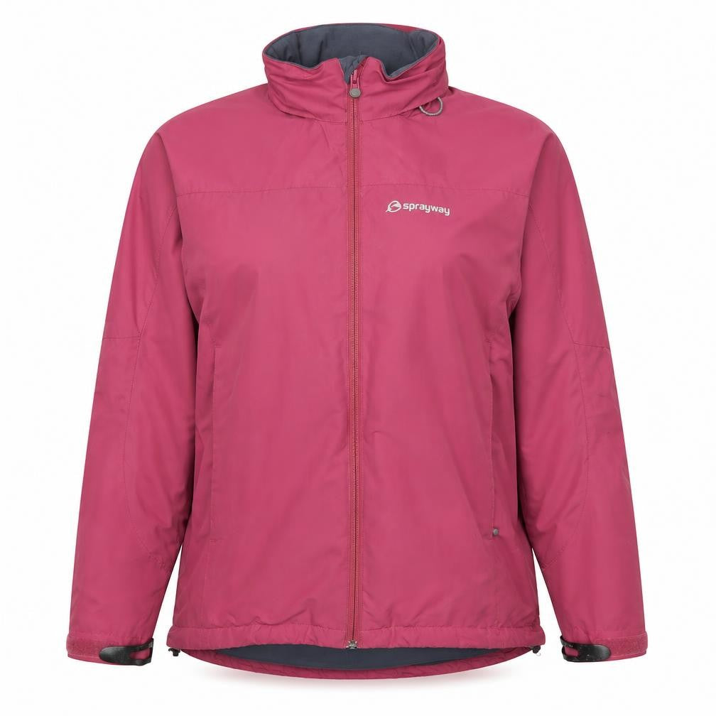 Front view of Sprayway Women's Pink Windbreaker Jacket Size Small