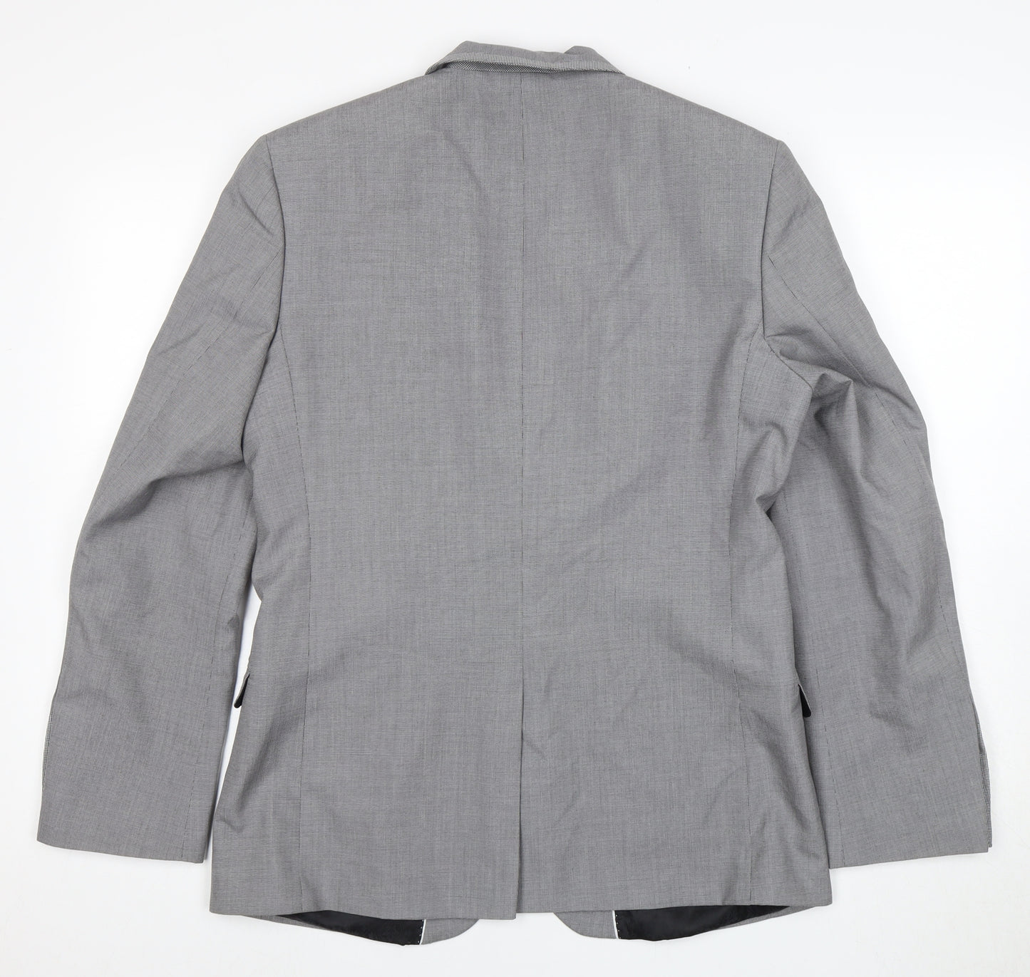 Red Herring Men's Grey Regular Fit Blazer, Size 40R, Elegant Style