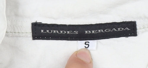 Lurdes Bergada Women's White Jacket Size S