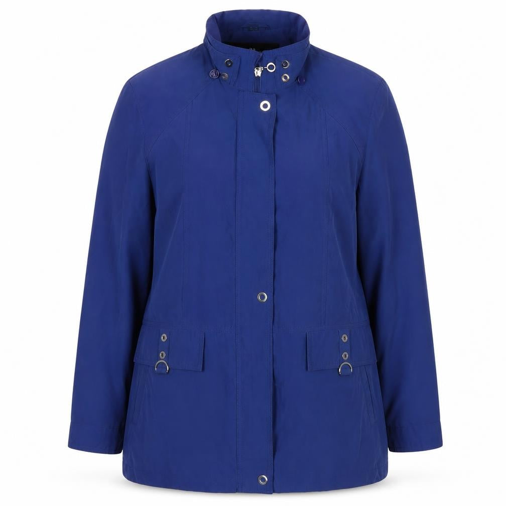 Front view of Dorothy Perkins Blue Women's Regular Fit Jacket -, size 12