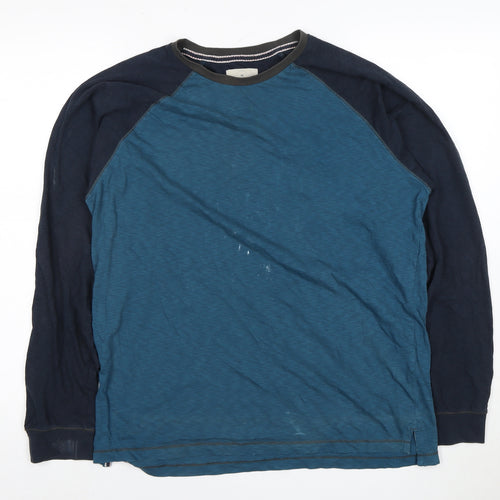 White Stuff Men's Blue Long Sleeve T-Shirt M