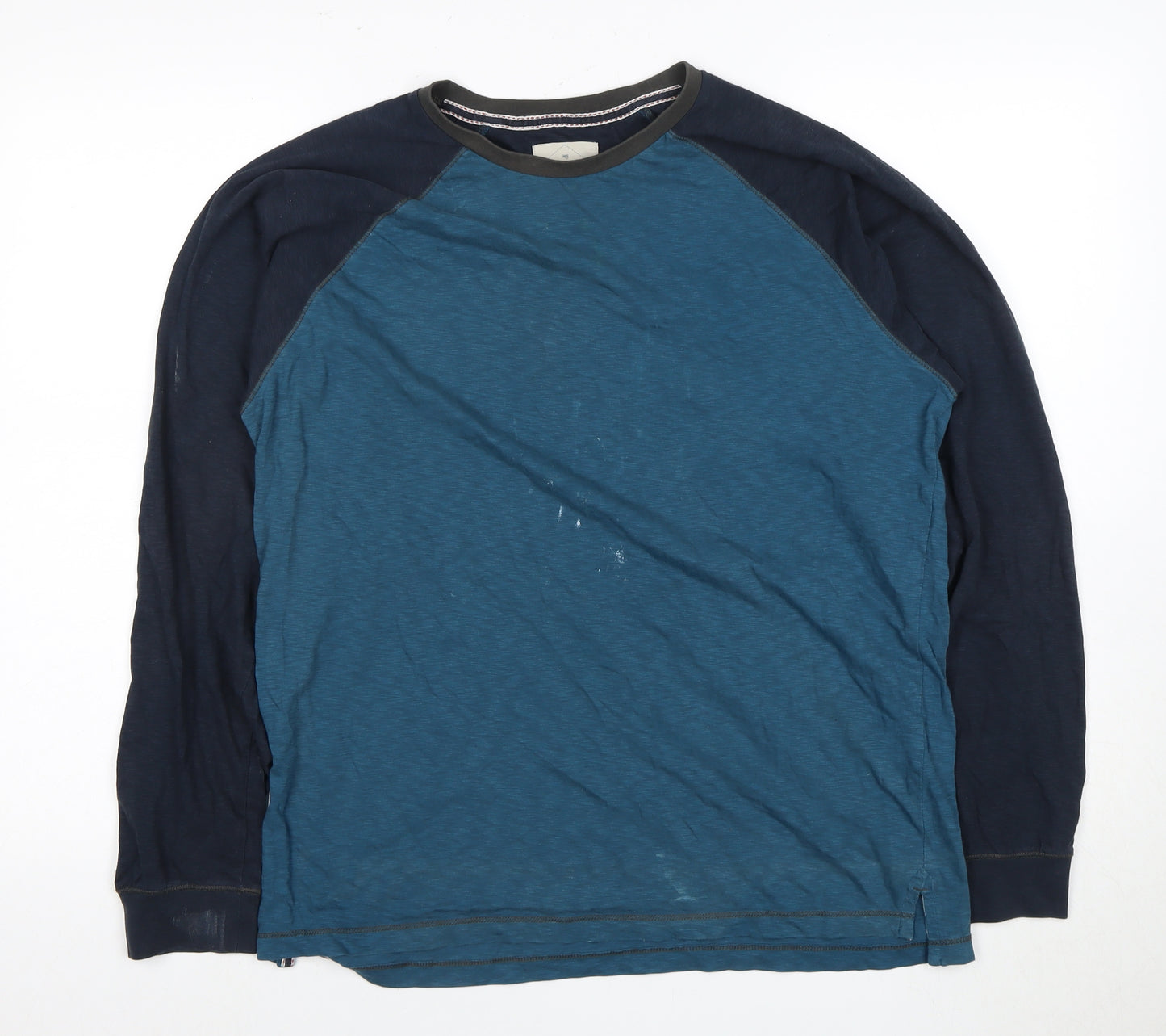 White Stuff Men's Blue Long Sleeve T-Shirt M