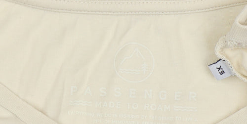 Passenger Women's Beige XS T-Shirt Crew Neck Casual