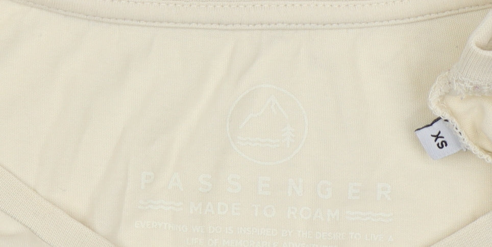 Passenger Women's Beige XS T-Shirt Crew Neck Casual