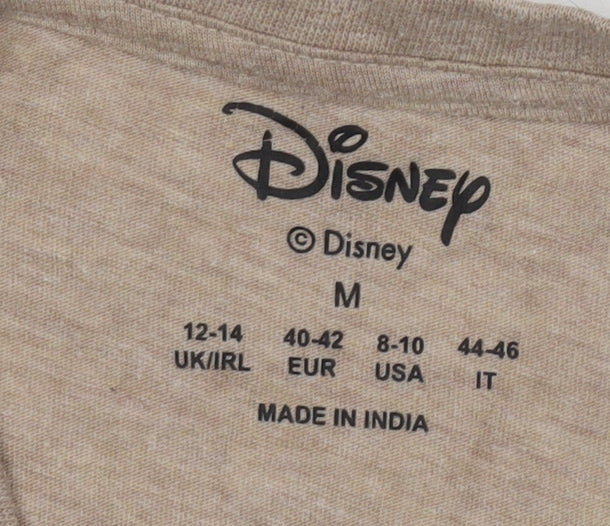 Disney Women's Bambi Beige T-Shirt - Size M
