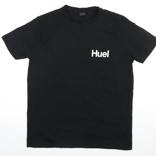 Huel Men's Black Crew Neck T-Shirt S