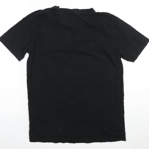 Puma Men's Black Short Sleeve T-Shirt, Size S