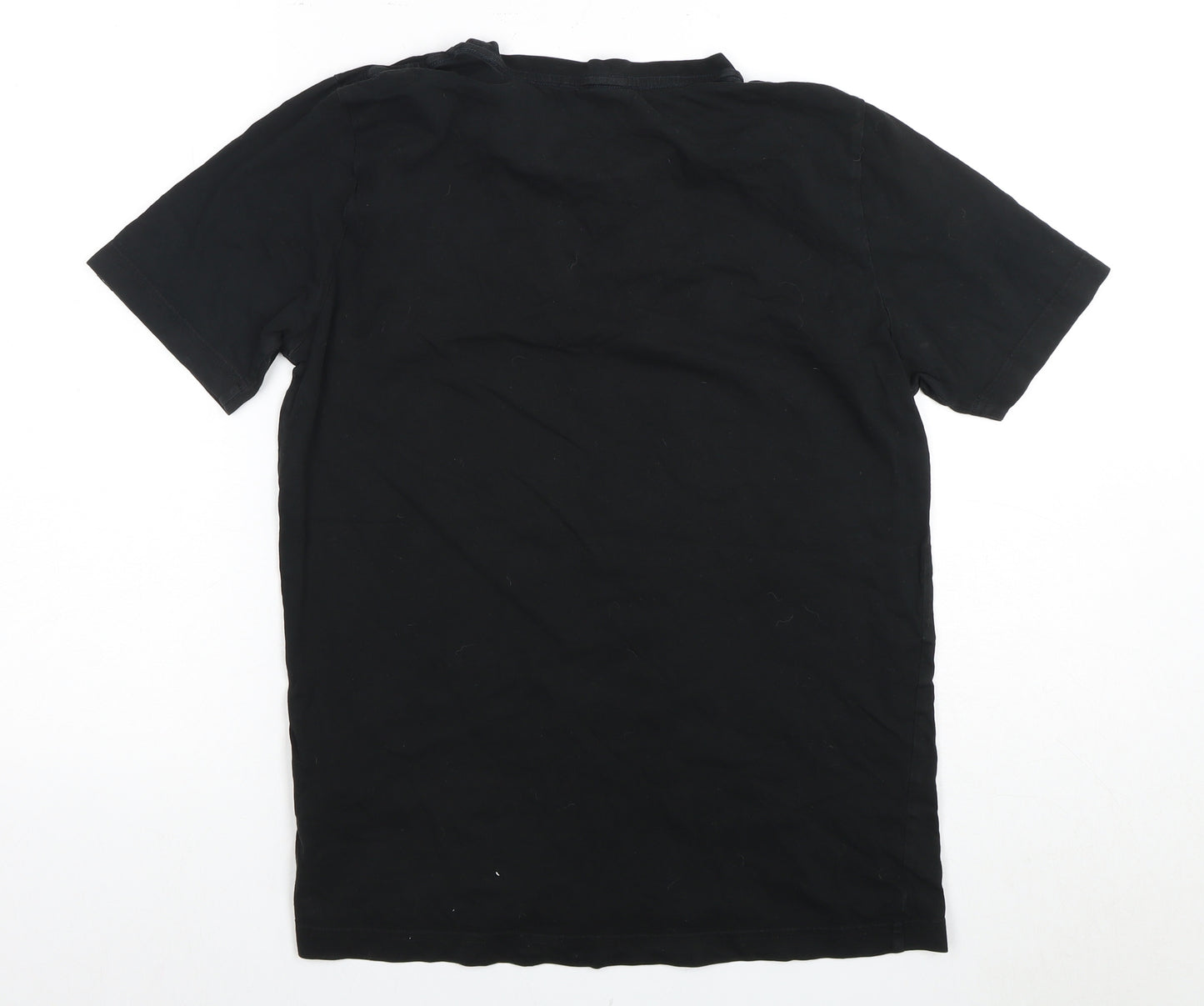 Puma Men's Black Short Sleeve T-Shirt, Size S