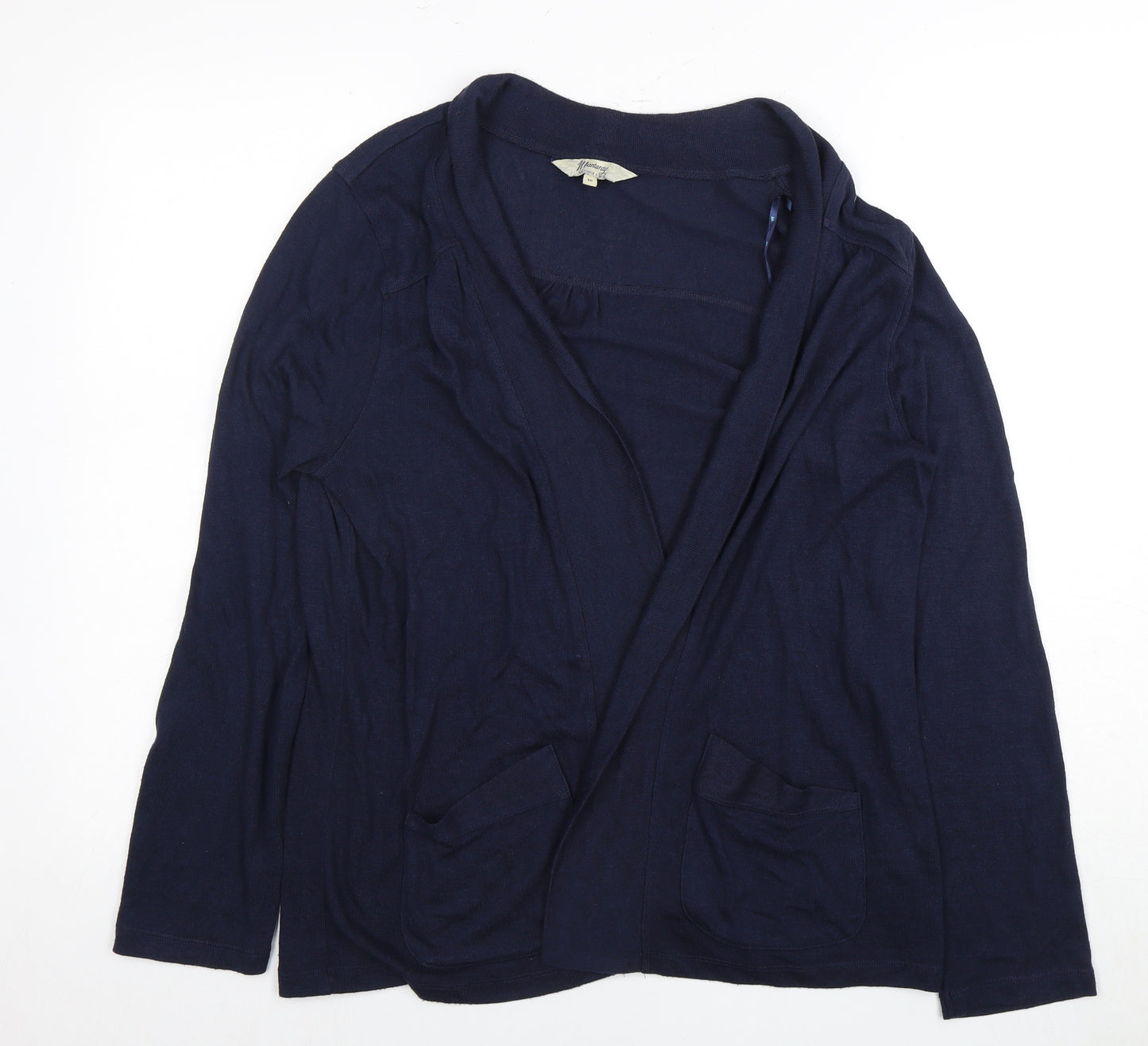 Women's Blue Cardigan, Regular Fit, Size 16