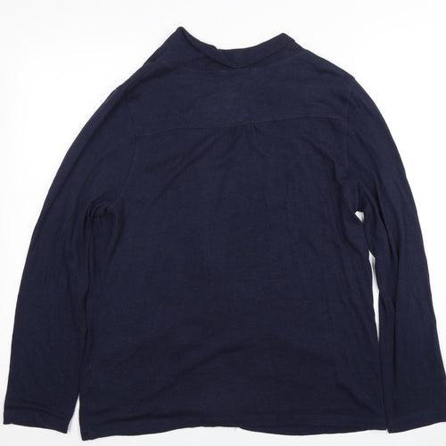 Women's Blue Cardigan, Regular Fit, Size 16