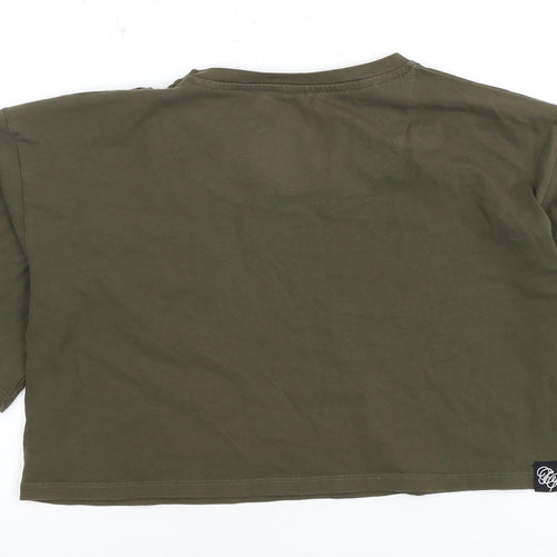 Fabric Women's Green XS Cropped T-Shirt