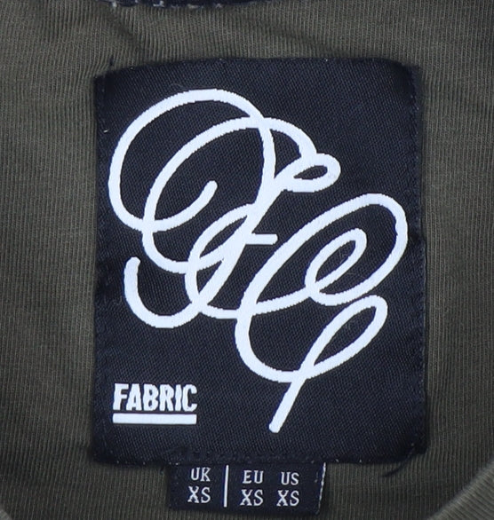 Fabric Women's Green XS Cropped T-Shirt