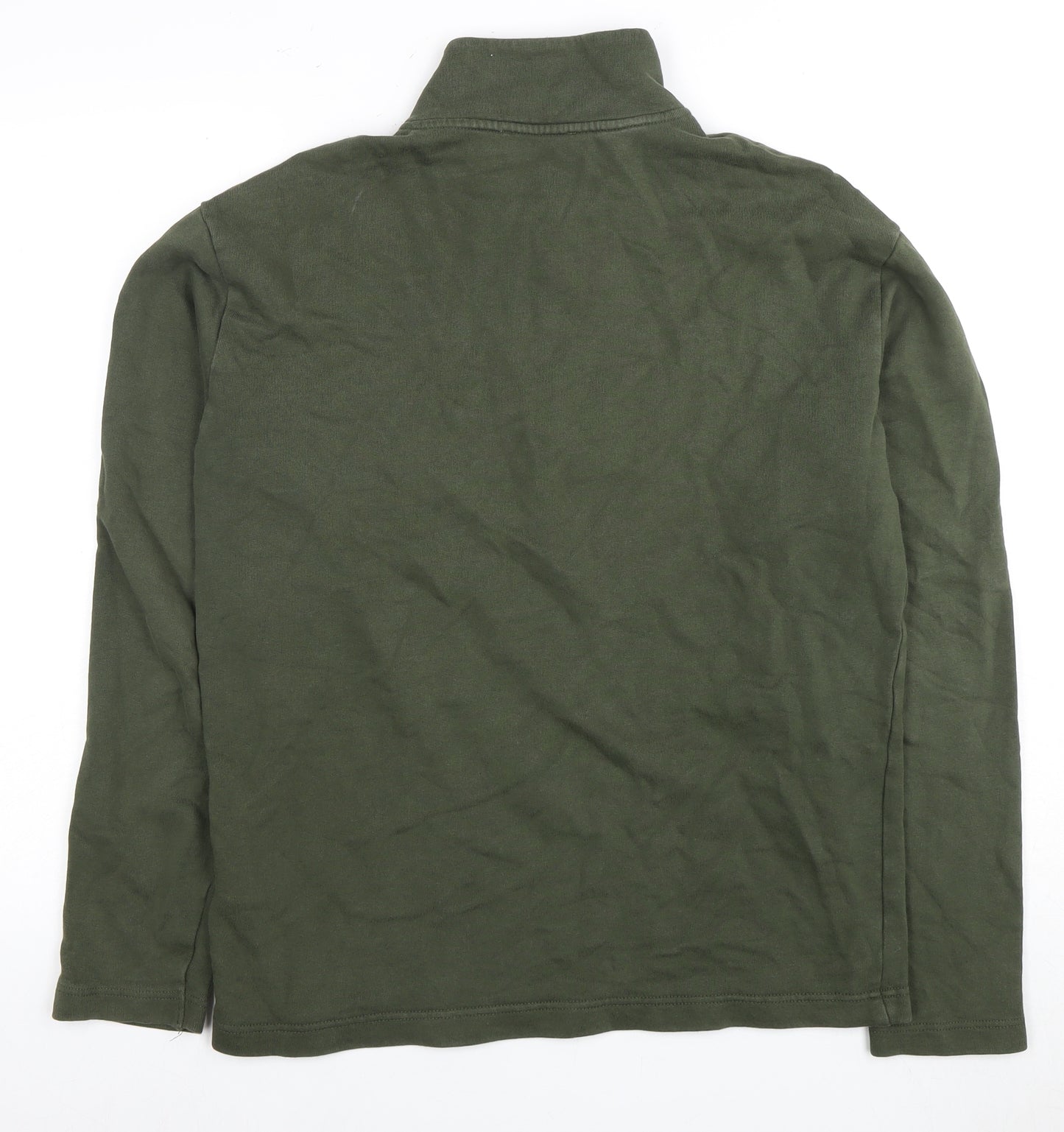 Selected Homme Men's Green 1/4 Zip Sweatshirt M