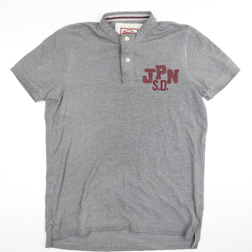 Superdry Men's Grey 2XL Polo Shirt