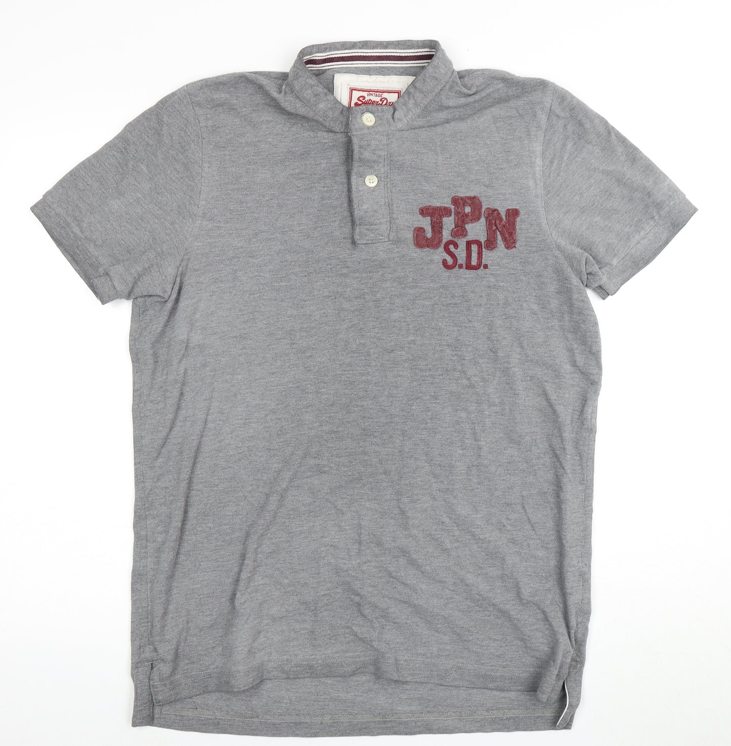 Superdry Men's Grey 2XL Polo Shirt