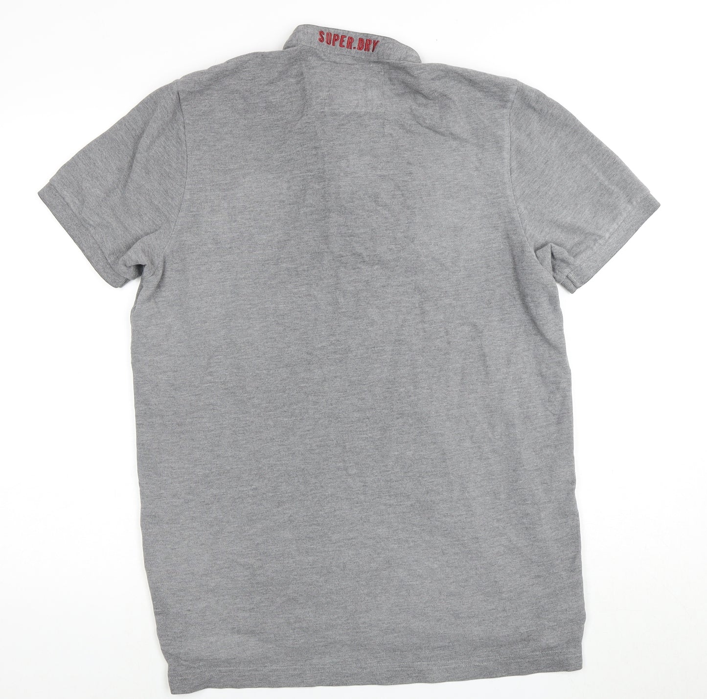 Superdry Men's Grey 2XL Polo Shirt