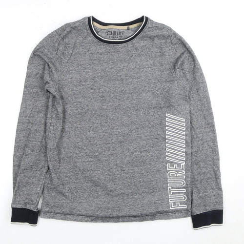Chill'n Boys Grey Crew Neck Sweatshirt 14 Years