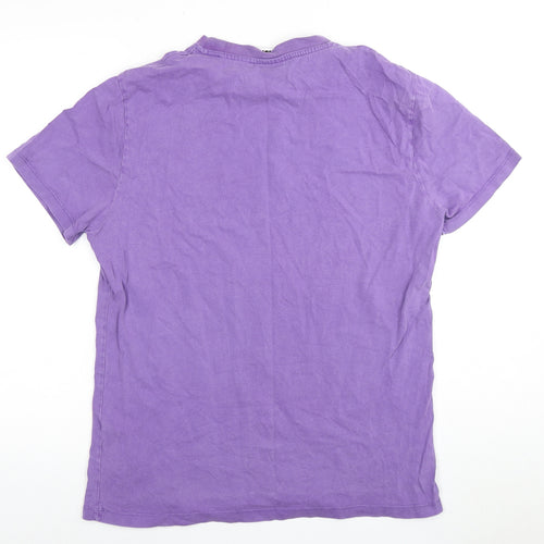 NBA Men's Purple Lakers T-Shirt, Medium, Sports Style