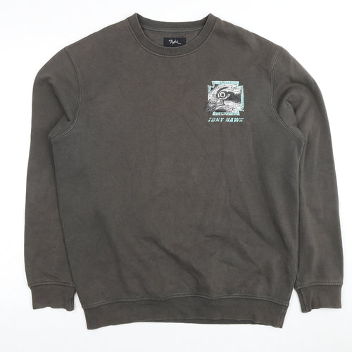 Tony Hawk Men's Grey Graphic Sweatshirt S