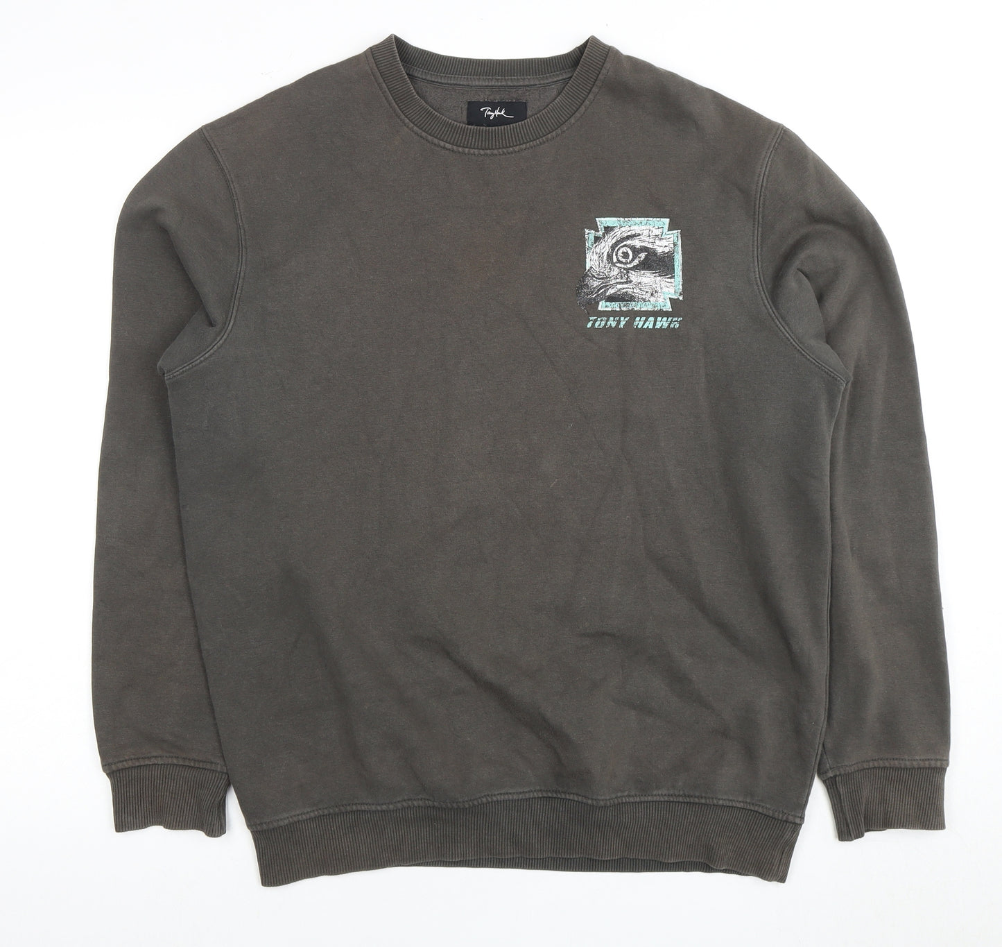 Tony Hawk Men's Grey Graphic Sweatshirt S