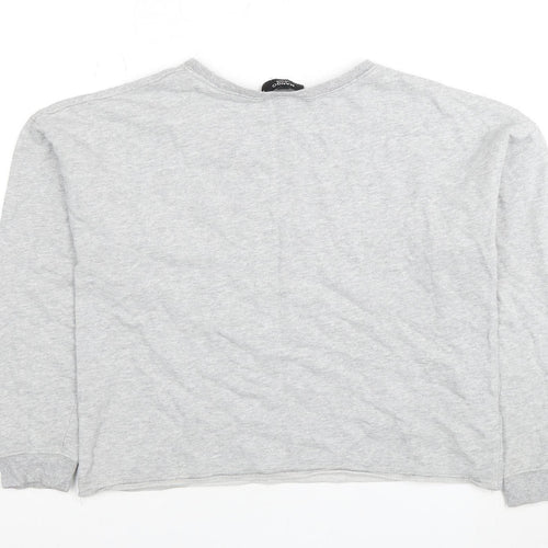 Mango Jeans Women's Grey XS Pullover Sweatshirt
