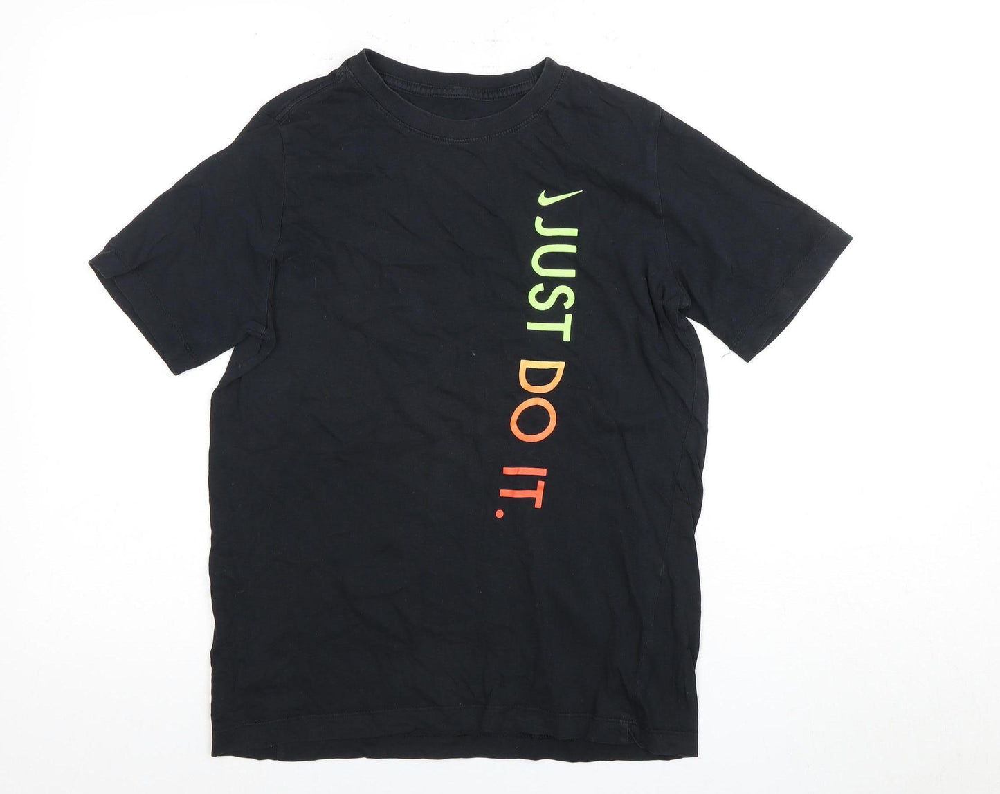 Nike Boys Black Sports T-Shirt XL Graphic Print