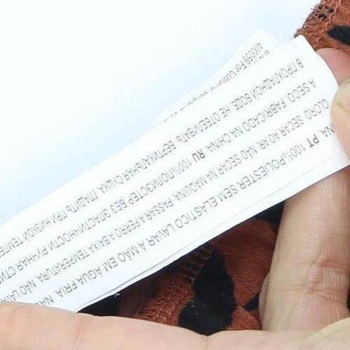 Forever 21 Women Brown Animal Print A-Line Skirt Size S