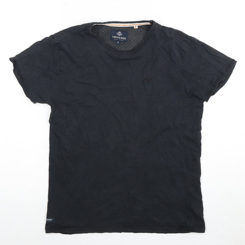 Threadbare Black Crew Neck T-Shirt - Men's Small