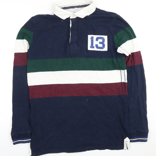 Marks and Spencer Boys Multicoloured Polo 13-14 Years Stripe