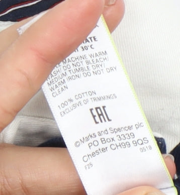 Marks and Spencer Boys Multicoloured Polo 13-14 Years Stripe