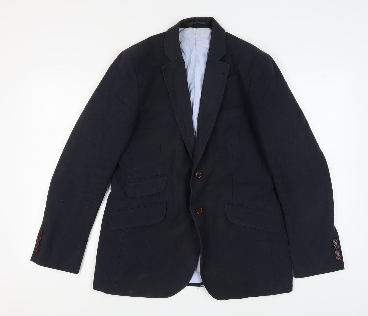 Crew Clothing Men's Blue Blazer, Size 40, Regular Fit