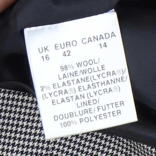 Precis Petite Women's Multicoloured Suit Jacket Size 16