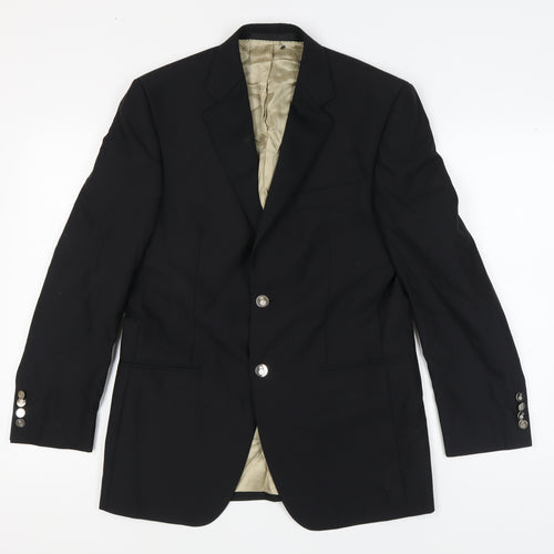Marks and Spencer Men's Black Blazer M 38 Classic Fit