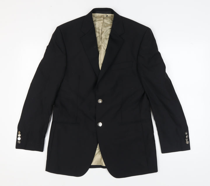 Marks and Spencer Men's Black Blazer M 38 Classic Fit