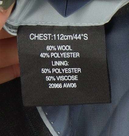 Greenwoods Elite Men's Grey Striped Blazer 44 S