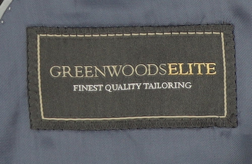 Greenwoods Elite Men's Grey Striped Blazer 44 S