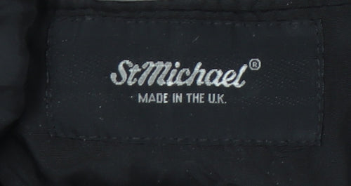 St Michael Men's Grey Double-Breasted Blazer 40R