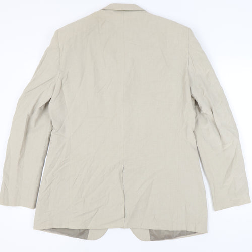 Tom English Beige Men's Blazer, Size 44L
