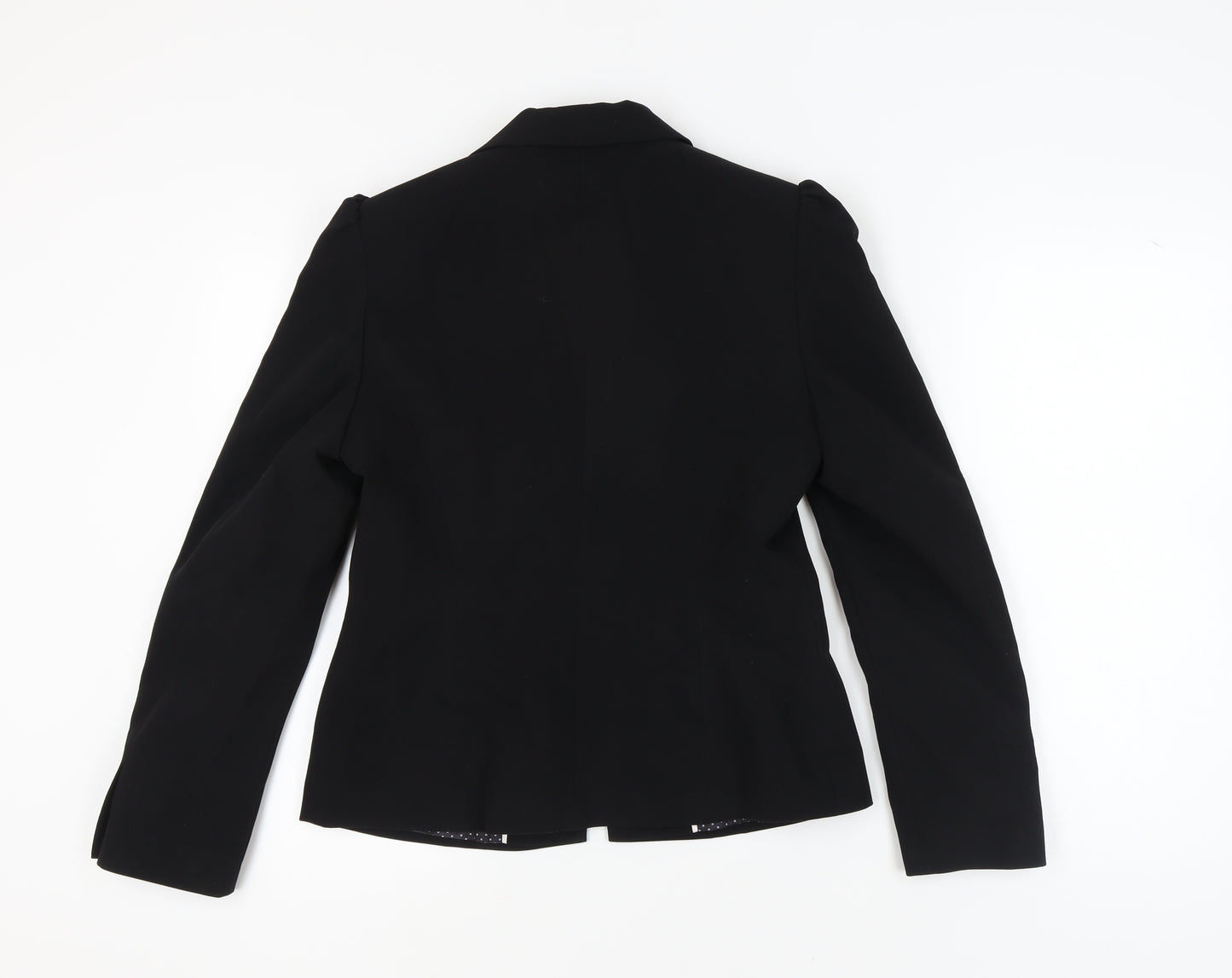 Dorothy Perkins Women's Black Blazer, Size 12, Lined, Excellent