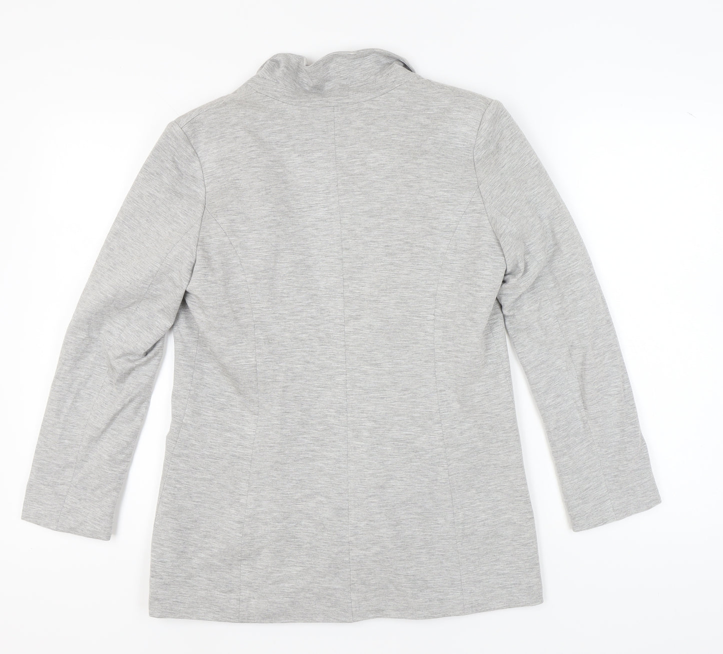 Oasis Women’s Grey Blazer Size 10 With Notch Lapel