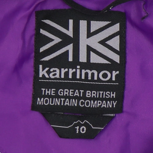 Karrimor Women's Purple Waterproof Jacket Size 10