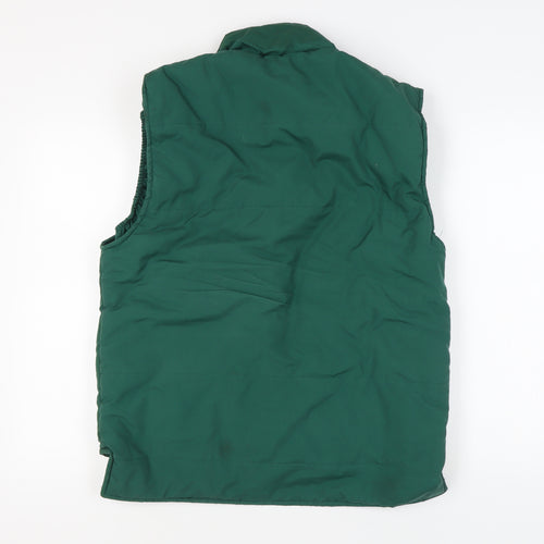 Dickies Men's Green Waistcoat M Polyester Cotton Casual