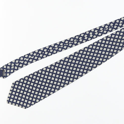Hesketh & Turner Men's Blue Silk Designer Tie