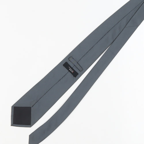 Thomas Nash Men's Grey Polyester Pointed Tie