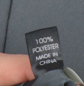 Thomas Nash Men's Grey Polyester Pointed Tie