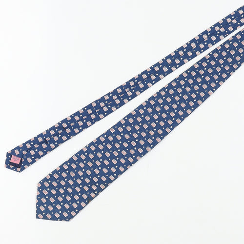 Vineyard Vines Men's Blue American Flag Silk Tie