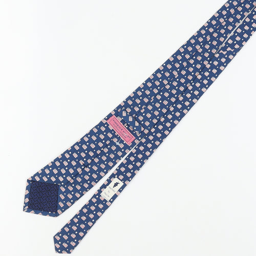 Vineyard Vines Men's Blue American Flag Silk Tie